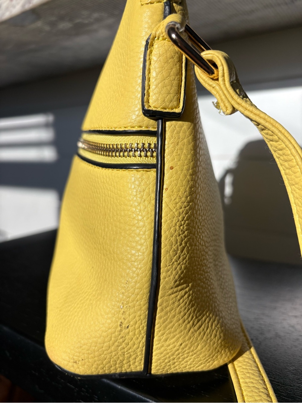 DASEIN | Yellow Crossbody Shoulder Bag With Built in Money Pouch - Picture 13 of 17